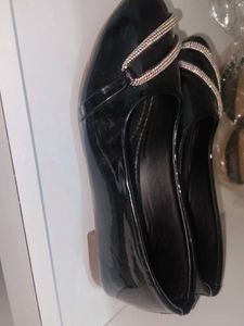 Sparkly Black Ballet Flats