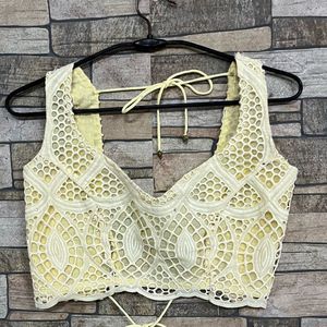 Elegant Cream Lace Blouse fix price