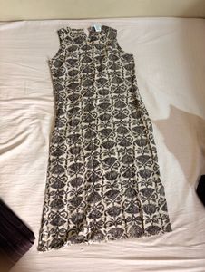 Elegant Ethnic Print Dress