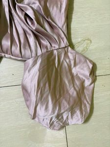 Elegant Off-Shoulder Satin from Dubai