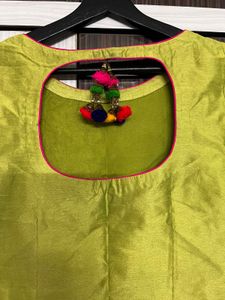 Elegant Lime Green Kurta