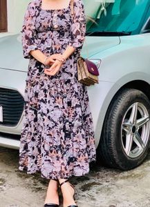 Boho Floral Midi Dress