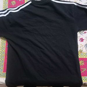Black half T shirt in good condition