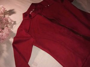 Red Velvet Jacket for Women/Girls