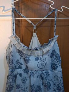 Light Blue Floral Top