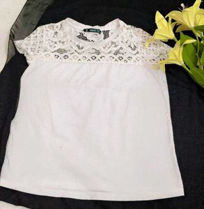 Very Soft Net Neck Shein Crop Top