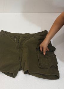 Cargo Shorts - Olive Green