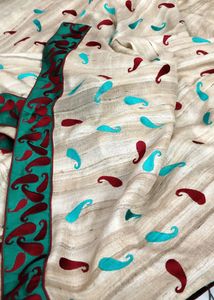 Pure Ghicha Tussar Silk Saree