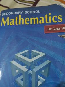 Secondary School Mathematics for Class 10