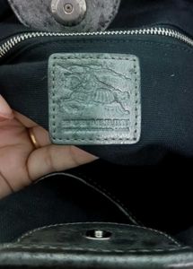 Authentic Burberry Plaid Tote Bag