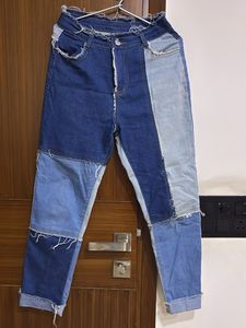 Unique Patchwork Jeans