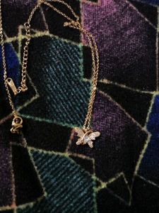 Gold Butterfly Necklace