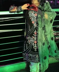 Embroidered Kurta with Dupatta Set