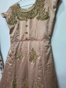 Elegant Embroidered Ethnic Gown with duppatta.