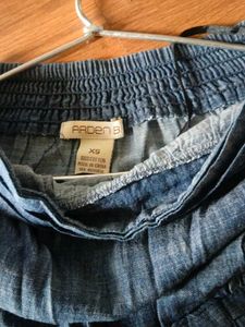 Denim Strapless Jumpsuit