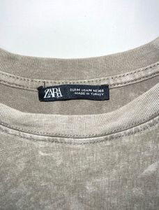 Zara graphic patch Tshirt