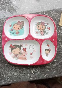 Cute Divided Toddler Plate