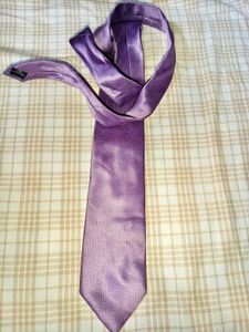 🔥BUY 1, GET 2 FREE🔥 Purple Herringbone Tie