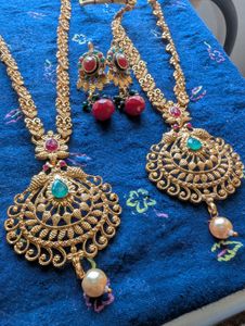 Princess Style Double Layer Gold Plated Necklace S