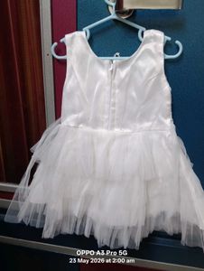 Beautiful White Tulle Baby Dress
