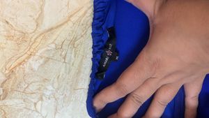 Blue One Shoulder Dress