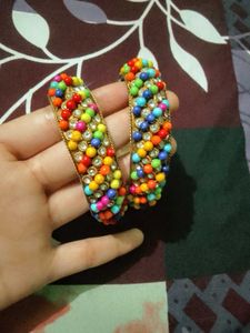 navratri beautiful beaded Bangles 💗