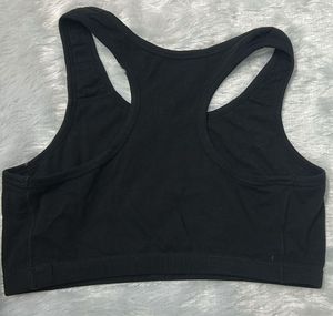 Black Non Padded Sports Bra