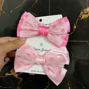 Cute Bow Hair Clip Set