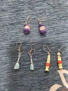 Boho Beaded Dangle Earrings Set (1 piece 120)