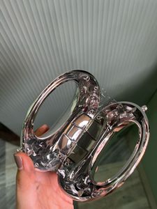 Unique Silver Chain Clutch