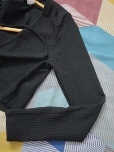 H&amp;M front tie shrug