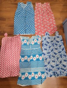 Bundle of 5 Floral &amp; Polka Dot Dresses