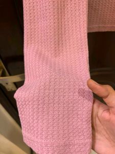 cute female pink top with lace