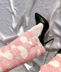 baby pink socks