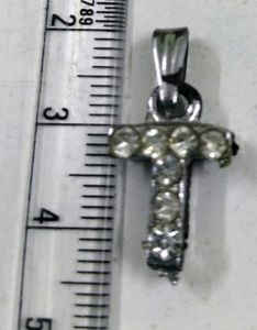 T" Name Silver Metal stone Pendant high quality