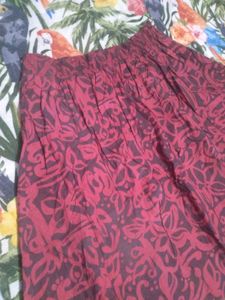 Chic Floral Print Midi Skirt