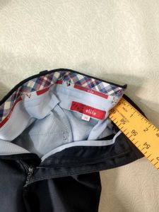 Men's Dark Blue Shorts With Waist Tighteners