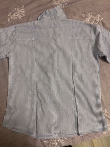 Striped Button-Down Shirt