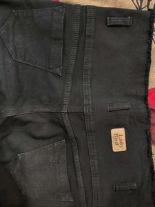 High-Waisted Black Jeans
