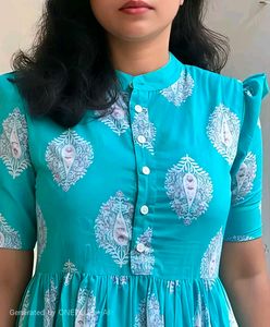 Tiered Floral Print Midi Dresses