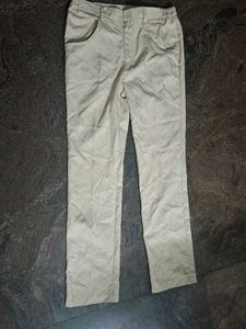 Casual Beige Trousers
