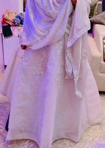 Elegant Lavender Lehenga Choli Set