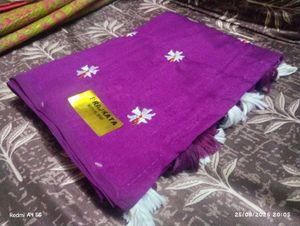 Beautiful khadi Embroidered Sarees
