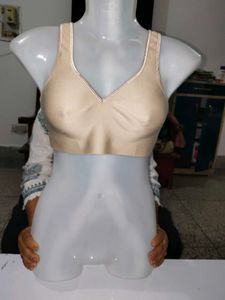 Imported Nude Beige Seamless Padded Sports Bra