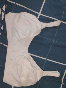 Two Maternity Nursing Bras, White And Beige, 38B
