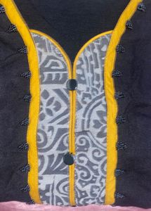 Elegant Black Kurta