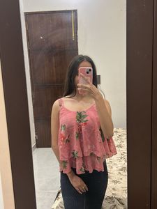 Floral Tiered Tank Top
