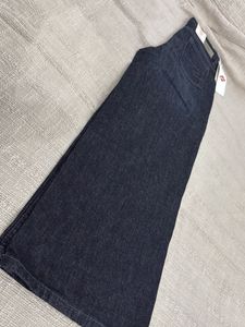 Dark blue Wash Wide Leg Jeans