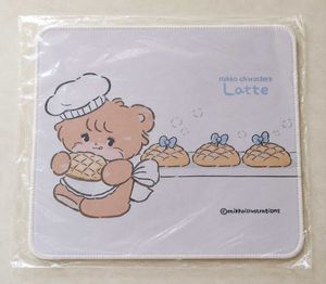 ☕ Mikko Latte Kawaii Mouse Pad