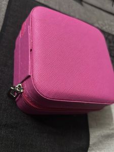 Compact Pink Jewelry Organizer